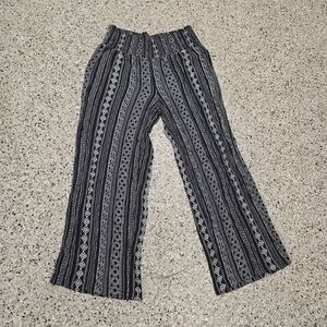 No Boundaries Black and White Wide Leg Pants